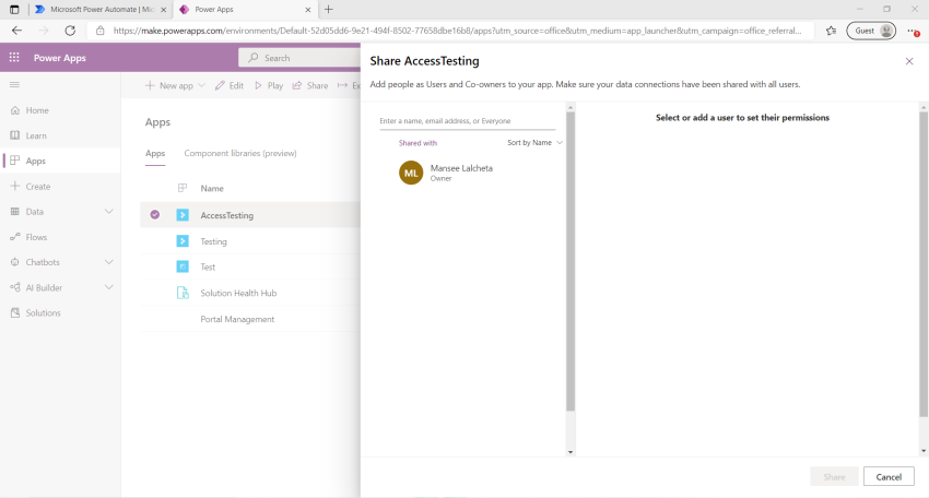 How To Fetch All The Power Apps In Tenant And Provide Access To Users